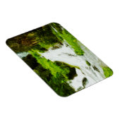 Woodland Waterfall in Summer Abstract Magneet (Rechterzijde)