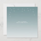 Woodland Waterverf Bunny Starry Baby shower Kaart (Achterkant)