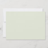 Woodland Waterverf Deer Baby shower Dank u Bedankkaart (Achterkant)