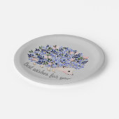 Woodland Waterverf Hedegel Papieren Bordje (Gekanteld)