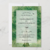 Woodland Weddenschap Waterverf Oak Boom Kaart (Voorkant)