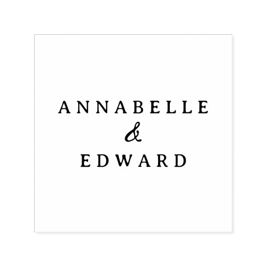 Woodland Wedding Elegant Romantic Vintage Zelfinktende Stempel (Design)