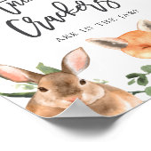 Woodland weet hoeveel dierenbonkers er zijn poster (Hoek)