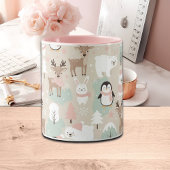Woodland Whimsical Forest Animals Winter Mok
