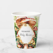 Woodland Whimsical Mushroom Baby shower Papieren Bekers (Voorkant)