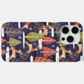 Woodland Whimsical Reinders Winter Case-Mate iPhone Case (Achterkant (horizontaal))