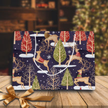 Woodland Whimsical Reinders Winter