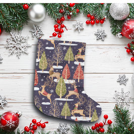 Woodland Whimsical Reinders Winter Grote Kerstsok