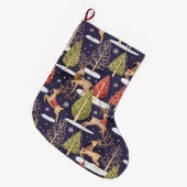 Woodland Whimsical Reinders Winter Grote Kerstsok (Voorkant (Hangend))