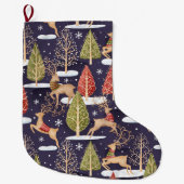 Woodland Whimsical Reinders Winter Grote Kerstsok (Voorkant)