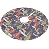 Woodland Whimsical Reinders Winter Kerstboom Rok (Gekanteld)