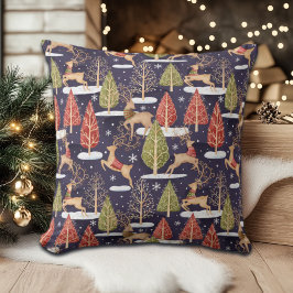 Woodland Whimsical Reinders Winter Kussen