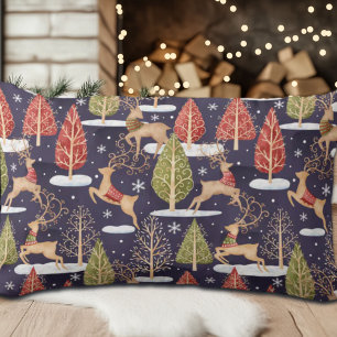 Woodland Whimsical Reinders Winter Kussen