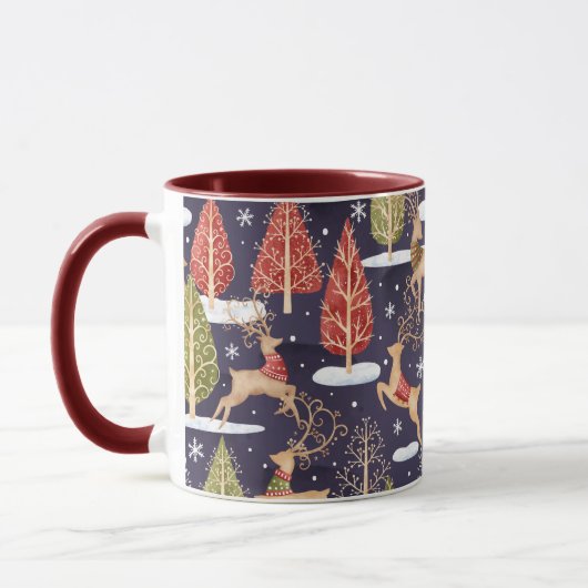 Woodland Whimsical Reinders Winter Mok (Links)