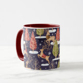 Woodland Whimsical Reinders Winter Mok (Voorkant links)