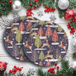 Woodland Whimsical Reinders Winter Papieren Bordje