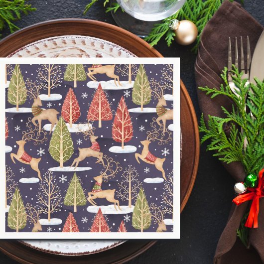 Woodland Whimsical Reinders Winter Servet