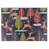 Woodland Whimsical Reinders Winter Snijplank (Voorkant)