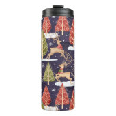 Woodland Whimsical Reinders Winter Thermosbeker (Voorkant)
