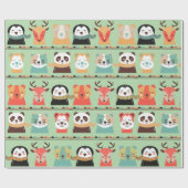Woodland Whimsy Buddies inpakpapier (Vlak)