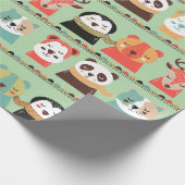 Woodland Whimsy Buddies inpakpapier (Hoek)