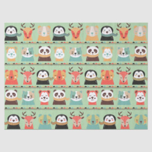 Woodland Whimsy Buddies Tissue Paper Tissuepapier