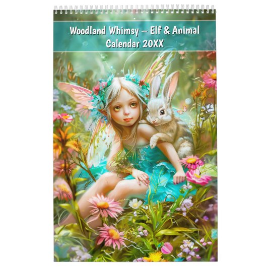 Woodland Whimsy – Elf & Animal Calendar 2026 Kalender (Hoes)