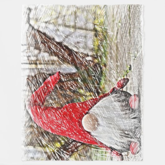 Woodland Whimsy Fleece Deken (Voorkant)