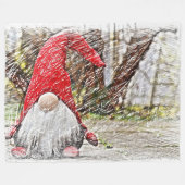 Woodland Whimsy Fleece Deken (Voorkant (Horizontaal))