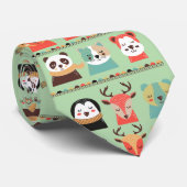Woodland Whimsy Pals Necktie Stropdas (Opgerold)