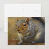 Woodland Whimsy - Realistisch Eekhoornportret Briefkaart (Voorkant / Achterkant)