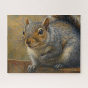 Woodland Whimsy - Realistisch Eekhoornportret Legpuzzel