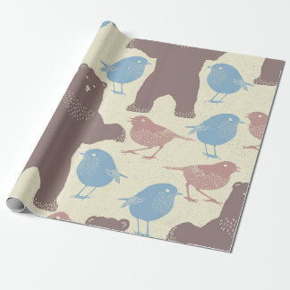 Woodland Whimsy Spring Wrapping Paper Cadeaupapier