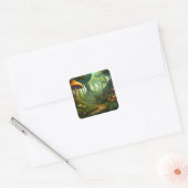 Woodland Whimsy Vierkante Sticker (Envelop)