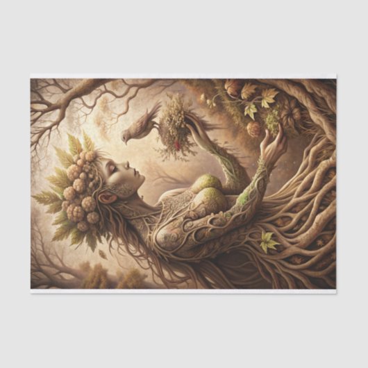 Woodland Whisper Dryad's Reverie Decoupage Tissuepapier (Voorkant)