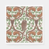 Woodland Whispers/Uilen en Eekhoorns in de Eik/mo Servet (Voorkant)