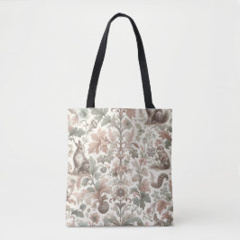 Woodland Whispers: Victoriaans Natuur Elegantie Tote Bag