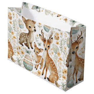 Woodland Wild Animals Deer Baby Fawn Spring Easter Groot Cadeauzakje