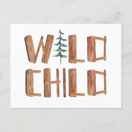 Woodland Wild Child Briefkaart