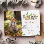 Woodland Wild Een Verjaardagsfoto Dank u kaart