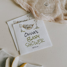 Woodland Wild Forest Bear Animal Baby Shower