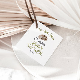 Woodland Wild Forest Deer Animal Baby shower Bedankjes Labels