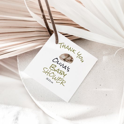 Woodland Wild Forest Deer Animal Baby shower Bedankjes Labels