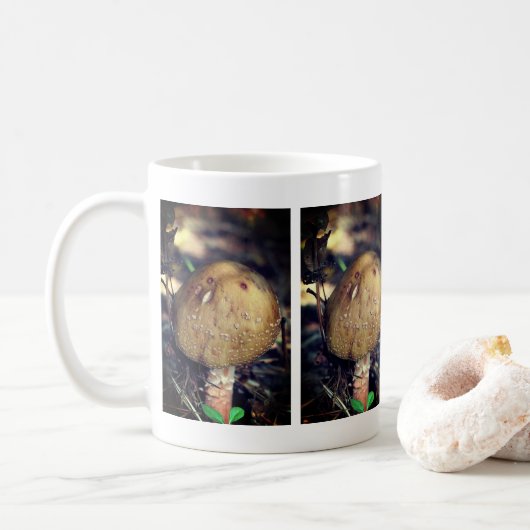 Woodland Wild Mushroom Natuur Koffiemok (Met donut)