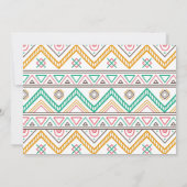 Woodland Wild One Fox Teepee 1e verjaardag Foto Kaart (Achterkant)