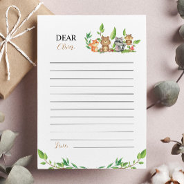 Woodland Wild One Note Time Capsule Kaart