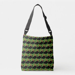 Woodland Wild Strawberry Fragaria Vesca Patroon Crossbody Tas