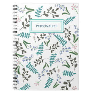 Woodland Wildflower Spiral Notitieboek