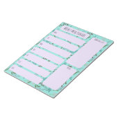 Woodland Wildflower Weekly notitieblok van de maal (Schuin)