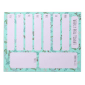 Woodland Wildflower Weekly notitieblok van de maal (Voorkant)